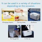 ROUNDS Automatic Opening and Closing Baby Wipes Dispenser Wet Dispenser Diaper Wipes Dispenser Wet Wipe Holder