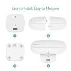 Momcozy Baby Scale, Multi-Function Scale for Body Weight&Height Measurement, Large Capacity for Toddler&Children&Pet&Adult, Perspectives Switch, Removable Tray, 5 Units, Digital LED Screen, Auto-Off