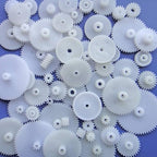 58PCS Small Gears Set Plastic Gears Module 0.5 for DC Motor DIY Model Toys RC Car Robot