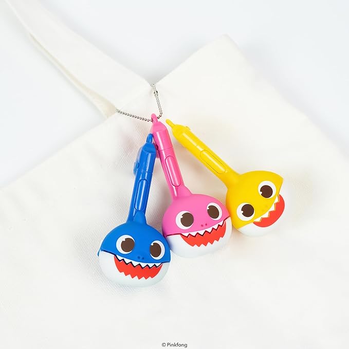 Otamatone Melody [Special Baby Shark Edition] Portable Mini Size Electronic Keychain Musical Toy from Japan – by Maywa Denki [English Instructions] – Baby Shark