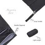 ALVABABY 3 Cloth Diaper Wet Dry Bags Waterproof Reusable with Two Zippered Pockets Travel Beach Pool Daycare Soiled Baby Items Yoga Gym Bag for Swimsuits or Wet Clothes Small medium Large 3L-SML02