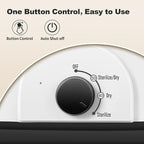 Baby Bottle Steamer, 3-in-1 Bottle Steamer and Dryer, Easy One-Dial Control Electric Steam Bottle Dryer for Baby Bottles, Baby Stuffs & Breast Pump Accessories