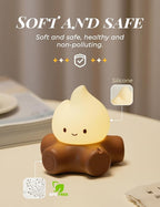 3pcs Cozy Campfire Nightlight Kits, Soothing Nature Sounds, White Noise Night Light for Baby Adult, Rechargeable, Cute Flame Lamp, Best Gift for Kids Bedrooms Camping Trips