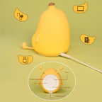 Banana Night Light for Kids, Cute Night Lamp for Room Decor, Portable Silicone Kids Lamp USB Rechargeable Nightlight, Birthday Christmas Gifts for Baby Toddlers Boys Girls