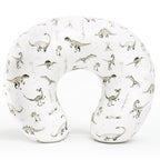 GRSSDER Nursing Pillow Cover Stretchy Minky Removable Nursing Covers for Breastfeeding Pillows, Ultra Soft Comfortable Slipcover for Boy and Girls, Stylish Pretty Dinosaur