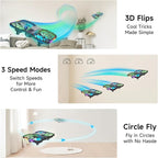 UranHub Drones for Kids 8-12, RC Drone with 720P HD FPV Camera,5 Lighting Modes/2 Batteries/3D Flip/3-Speed/Propeller Protection Cover, Cool Toys Gift for Kids and Beginners(Dark Brown)