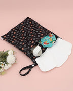 ALVABABY 3 Cloth Diaper Wet Dry Bags Waterproof Reusable with Two Zippered Pockets Travel Beach Pool Daycare Soiled Baby Items Yoga Gym Bag for Swimsuits or Wet Clothes Small Medium Large 3L-SML10