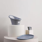 Shnuggle Newborn Baby Bath | Built in Support Bump and Soft Backrest | Suitable from Newborn | Bath Seat Support Includes Plug | Pebble Grey