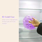 Hot/Cold Breast Gel Bead Ice Packs Breast Cooling/Heat Pads Relief for Breastfeeding, Nursing Pain, Mastitis, Engorgement, Swelling, Plugged Ducts | Boost Milk Let-Down & Production,2 Pack (Purple)