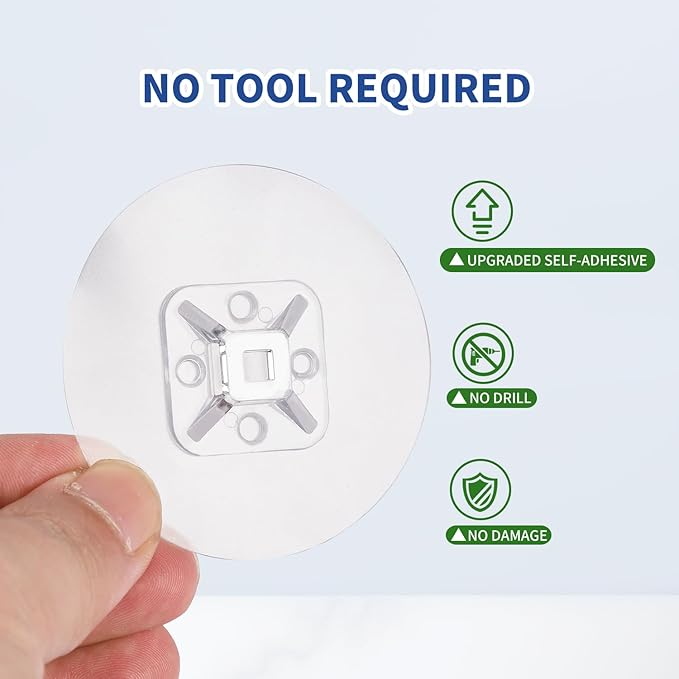 15 Pair Furniture Anchors for Baby Proofing, No Drill Upgraded Self-Adhesive Secure 168 Pound Furniture Prevent Falling Anti Tip Earthquake Straps for Child Safety