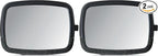 Munchkin Baby Car Mirror for Rear Facing Car Seats, Pivot 360 Baby in-Sight Adjustable Auto Mirror, Black, 2 Pack