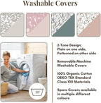 BellaMoon C Shaped Pregnancy Pillow for Sleeping (55 Inch) Maternity Body Pillow with Cooling Cover Soft Support for Women, Back, Legs, Belly C Pillow for Side Sleeping & Full Body Pillows for Adults