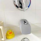 Bathtub Faucet Cover, Soft Silicone Bath Faucet Cover for Kids, Bath Spout Cover for Tub, Faucet Cover for Bathtub Safety, Toddler Bath Tub Water Spout Cover, Universal Fit (Grey)