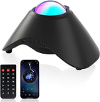 Galaxy Projector, Star Night Light Projector with Bluetooth Connection for Music and Timer and Remote Control for Kids Adults Bedroom Party Bar Decoration (Black)