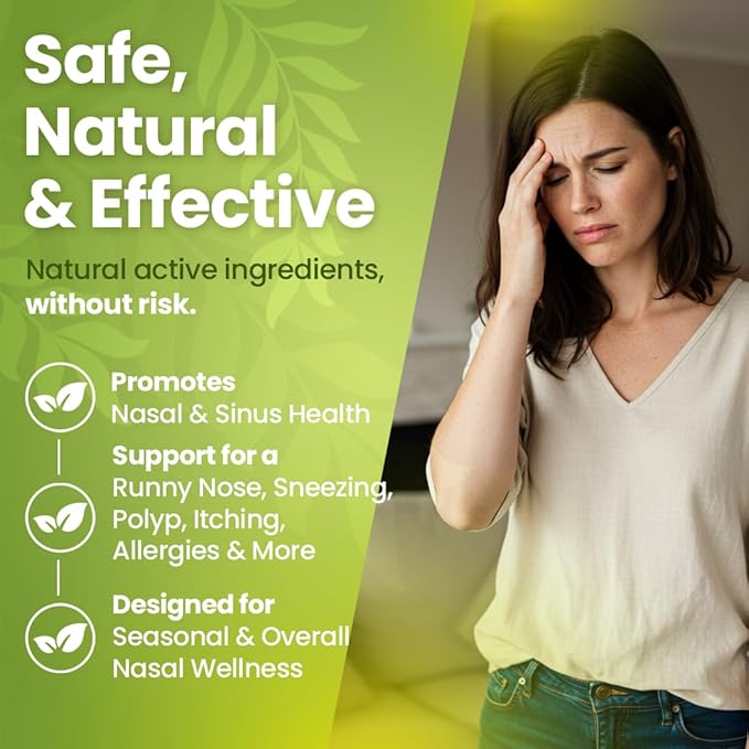 Bestmade Natural Products Stuffy Nose & Sinus Support BM100 – Nasal Discomfort, Runny Nose, Sneezing, Itching, and Seasonal Allergies, 350 Pellets