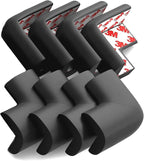 8-Pack Corner Protector Baby To Baby Proof Corners And Edges; Table Corner Covers Baby Safety, Soft Rubber Foam Cushion Corner Guards, Child Proofing Pads, Table Corner Protectors For Furniture, Black