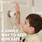 Jool Baby Door Knob Child Safety Covers (4 Pack) Prevent Kids from Opening Doors – Easy to Install