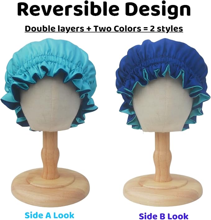 AKISS Baby Infant Newborn Toddler Satin Silk Hair Bonnet for Baby Girl Boy Sleeping Kids Cap Hat