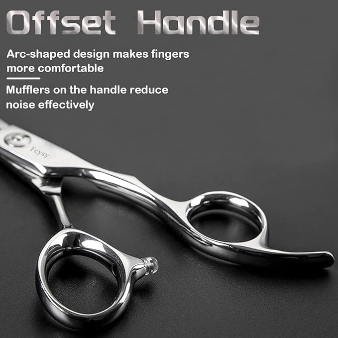 Safety Round Tip Hair Scissors for Kids, Fcysy 6 In Hair Cutting Shears for Children, Stainless Steel Barber Haircut Scissors for Toddlers, Boys & Girls – Safe Hair Trimming at Home