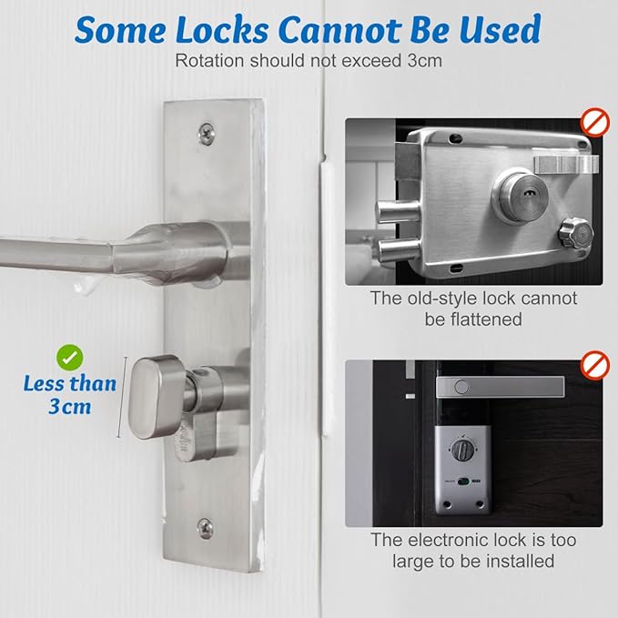 TOYANDONA 1pc Safety Lock Cover Child Safety Lock Child Proof Door Handle Child Proof Door Cover Child Proof Door Lock Cover Child Safety Door Cover Stove Abs Knob Security Door Baby