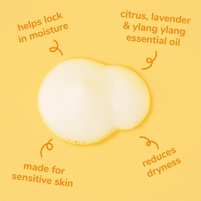 Arau Baby Foam Body Soap, Citrust Scent, Natural Plant Based Foaming Body Wash for Babies, Infants and Toddlers, Gentle on Sensitive Skin, No Artificial Fragrance or Additives, Easy Rinse, 15.21 Fl Oz