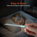 Thermometer for Adults and Kids, Medical-Grade Accurate Fast Reading Oral and Underarm Temperatures, Rechargeable Digital Thermometers with LED Display