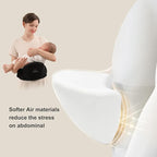 Bebamour Baby Carrier with Hip Seat,All-Position Breathable Mesh Hip Seat & Carrier 0-36Months with Head Hood, 3 PCS Teething Pads, Waist Extender,Storage Bag & Pacifier Case(Khaki)