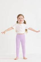 Resinta 4 Packs Toddler and Baby Girls Cotton Leggings Full Length Pants Stretchy Soft Tights Pants for Kids