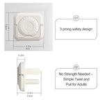 Outlet Cover Baby proofing -32 Pack Plug Covers for Electrical Outlets with Dual Safety Locks, Child Proof Outlet Covers Improved Baby proofing outlets