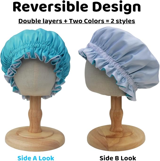 AKISS Baby Infant Newborn Toddler Satin Silk Hair Bonnet for Baby Girl Boy Sleeping Kids Cap Hat