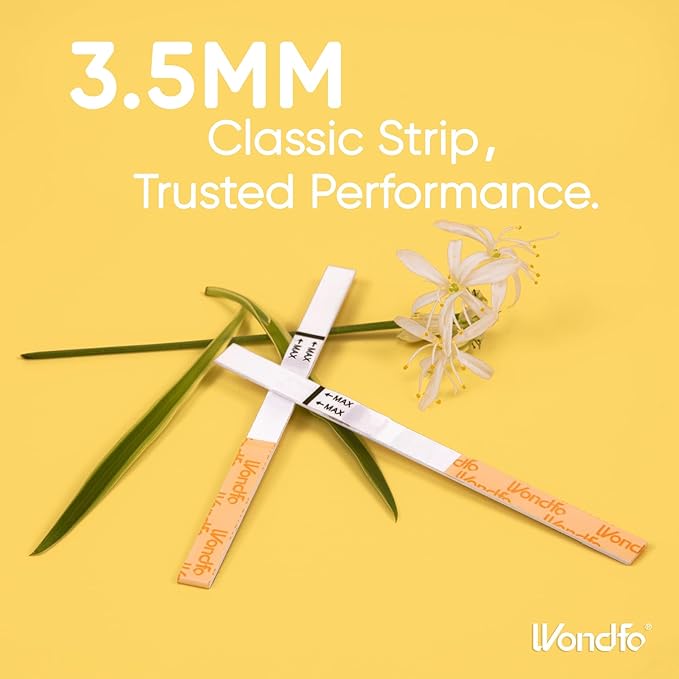 Wondfo 3.5mm Early Result Pregnancy Test Strips - Get Results 6 Days Sooner Than Missed Period-Sensitive and high-Accuracy HCG Testing Kit at 10 MIU/ml Cut-Off -[10 Packs]