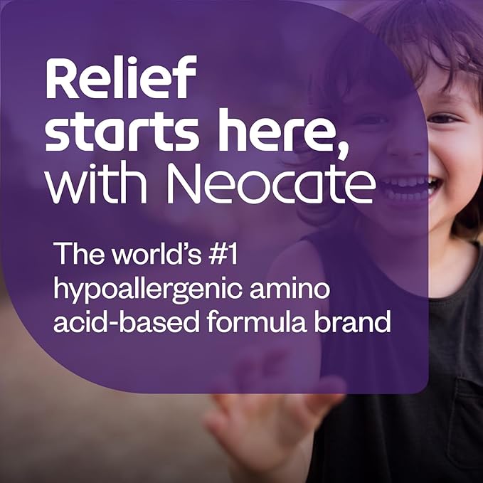 Nutricia Neocate Junior - Hypoallergenic, Dairy-free, Amino Acid-Based Formula for 1+ Years - For Toddlers, Kids & Teens - Powdered Formula - Chocolate - 14.1 oz can (Case of 1)