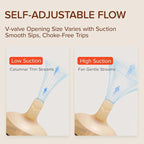 thyseed Infant Straw Cups Soft Spout Replacement 6M+ 1 Pack