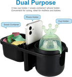 Accmor Stroller Cup Holder with Tray, Universal Cup Holder, Bike Bottle Holder, 360° Rotatable Large Caliber Drinks Holder for Stroller, Bike, Wheelchair, Walker