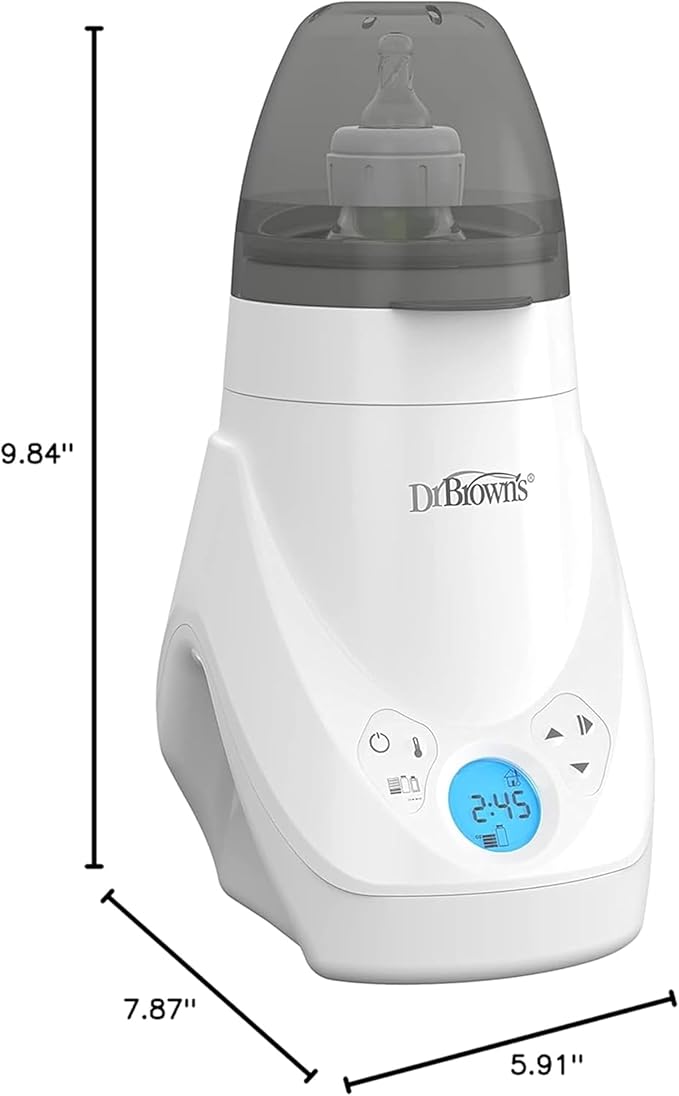 Dr. Brown's Deluxe Baby Bottle Warmer and Sterilizer for Formula, Breast Milk, and Baby Food Jars