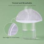 Momcozy Bamboo Fiber Disposable Nursing Pads, 100% Natural Materials and 100% Biodegradable, Skin Contacts Only Most Natural Materials, for Sensitive Skin, Individually Packaged（120 Count）