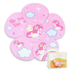 Baby Bath Cushion - Newborn & Infant Lotus Bath Flower Baby with Soft Cover - Travel Bathtub Insert Pad for Kitchen Sink, Shower & Tub - Flower Bathing Pillow with Patented Comfort & Support (Unicorn)