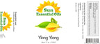 Sun Essential Oils 4oz - Ylang Ylang Essential Oil - 4 Fluid Ounces - Ylang Ylang Oil - Aromatherapy Oils