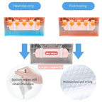 Portable Baby Wipe Warmer，Wipe Warmer and Baby Wet Wipes Dispenser to Even Heating, Wipe Heater with Temperature Display, Diaper Wipe Warmers for Home Car Travel Newborn Baby (Pink)