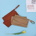 ALVABABY 2pcs Cloth Diaper Wet Dry Bags Waterproof Reusable with Two Zippered Pockets Travel Beach Pool Daycare Soiled Baby Items Yoga Gym Bag for Swimsuits or Wet Clothes 2LM06