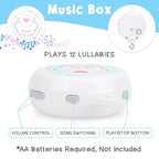 Ocean Animals Baby Crib Mobile - Musical Baby Mobile for Crib with 12 Lullabies for Boys & Girls, Baby Mobile for Bassinet for New Borns, Nursery Mobiles, Fits Standard Cribs