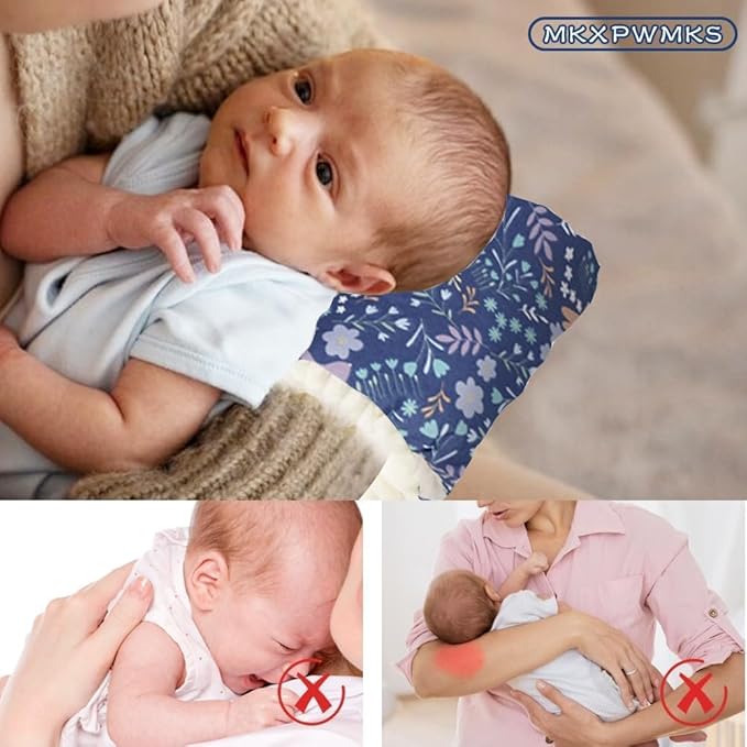 Cozy Cradle Pillow, Cozy Cradle Arm Pillow, Baby Nursing Pillow Head Support Pillow for Breastfeeding Bottle Feeding (Small Gray Fish)