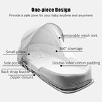 Baby Lounger - Baby Lounger Pillow for Newborn, 0-18 Months, Foldable Infant Lounger Soft Breathable for Home and Travel