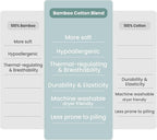 Baby Bamboo Sleep Sack, 70% Rayon Made from Bamboo 30% Cotton 1.0 TOG Infant Wearable Blanket