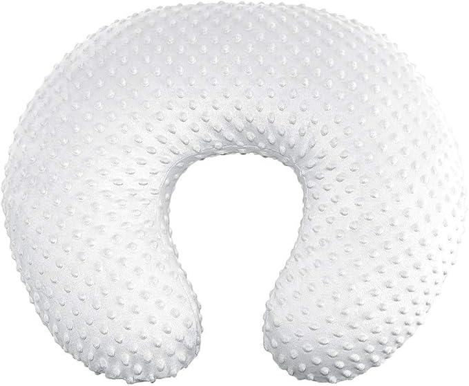 iEvolve Nursing Pillow Cover Breast feeding Pillow Support Positioner lounger cover for Baby Boy Girl(White)