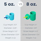 Avanchy Silicone Training Sippy Cup with Straw Lid – For Babies 6+ Months to Toddlers 1 Year Old – 8 oz Infant Water Cup for Baby Led Weaning, Gray