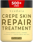 Crepey Skin Repair cream 8oz, Firming Lotion for Loose Skin, Crepe Corrector Collagen Cream for Body Tightening, Wrinkle Cream for Face, Neck, Arms and Legs, 500+ Uses