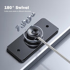 2 Pack Refrigerator Door Lock with Adhesive, No Tools Required, Child Proof Fridge Door Lock for Kids and Pets, Self Adhesive Latch for Freezer, Cabinets, Drawers, Air Oven, Windows (Patent)