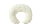 Extra Large Nursing Pillow and Positioner, Breastfeeding, Bottle Feeding, Baby Sitting Support with Soft Minky Cover, Tummy Time Support for Baby Boys and Girls (Cream Yellow, 23.6" x 19.7" x 7.5")
