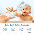 b&h Baby Bath Thermometer, Swan Digital Infant Safe Bath Thermometer - Reliable Temperature Readings - Easy to Read Screen- Shower Timer - Waterproof and Floats in Water, Newborn Must Haves